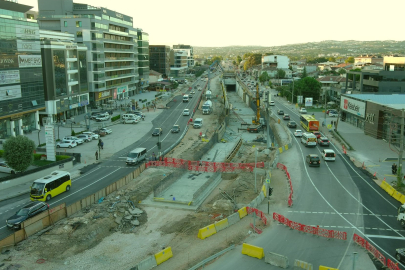 Geçit yolu çift yönlü olarak trafiğe açıldı