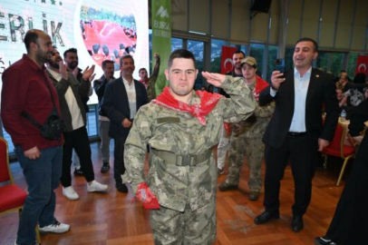 Bursa’da kınalı kuzular için asker eğlencesi