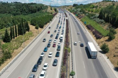 İstanbul-İzmir Otoyolu’nda arife yoğunluğu