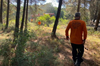 Yıldırım Belediyesi’nden alevlerle mücadeleye destek