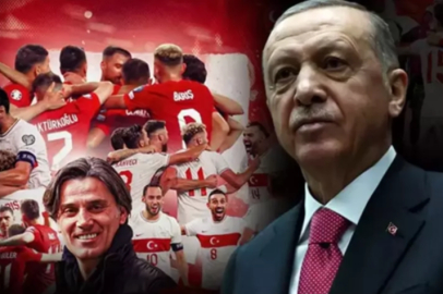 Erdoğan'dan A Milli Futbol Takımı'na tebrik!