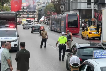 Bursa’da şehrin göbeğinde panik dolu anlar