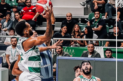 Bursaspor'dan bir zafer daha; Basketbolda da yüzümüz güldü