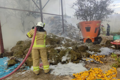 Bursa'da itfaiye ekipleri hızır gibi yetişti