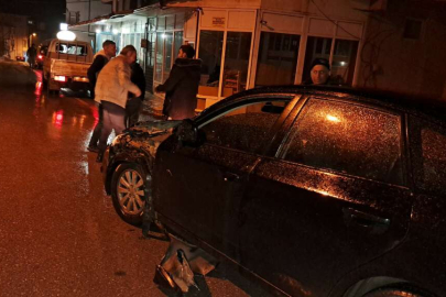 Bursa'da önce traktöre sonra tıra çarptı