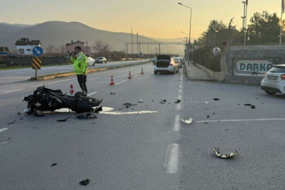 Bursa'da yine motosiklet kazası; 18 yaşındaki genç...