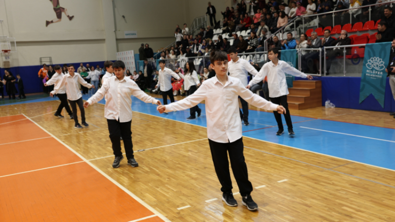 Bursa Nilüfer’de engeller sporla aşıldı