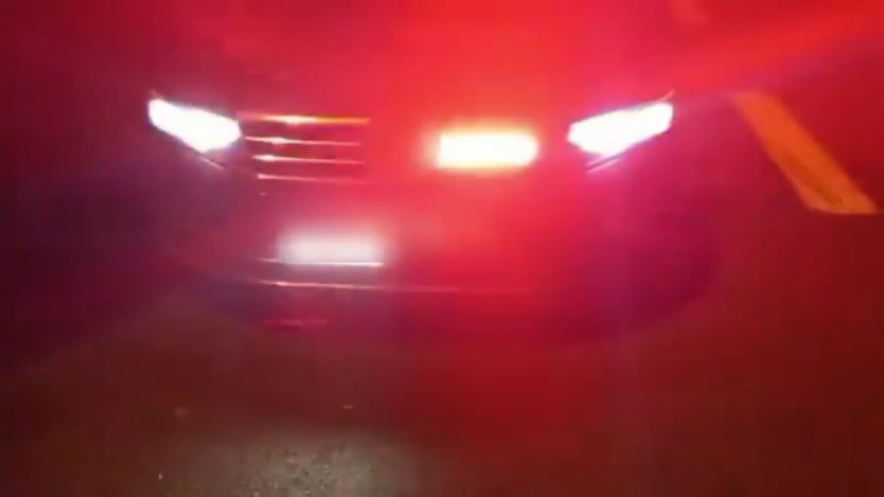 Bursa'da çakarlı araç cezayı yedi!