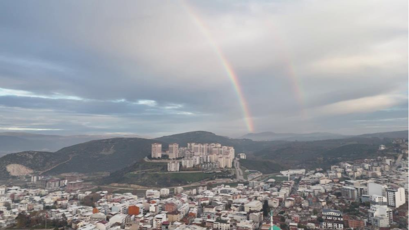 Bursa'da muhteşem görüntü! İlgiyle izlendi