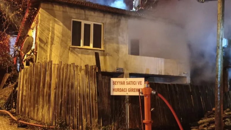 Bursa İnegöl'de korkutan yangın!